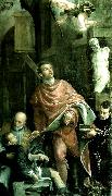Paolo  Veronese st. pantaleon heals a sick boy USA oil painting artist
